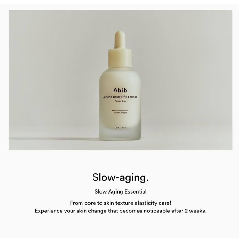 Abib Jericho Rose Bifida Serum Firming Drop