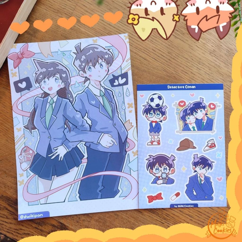 Sticker & Artprint Anime Detective Conan