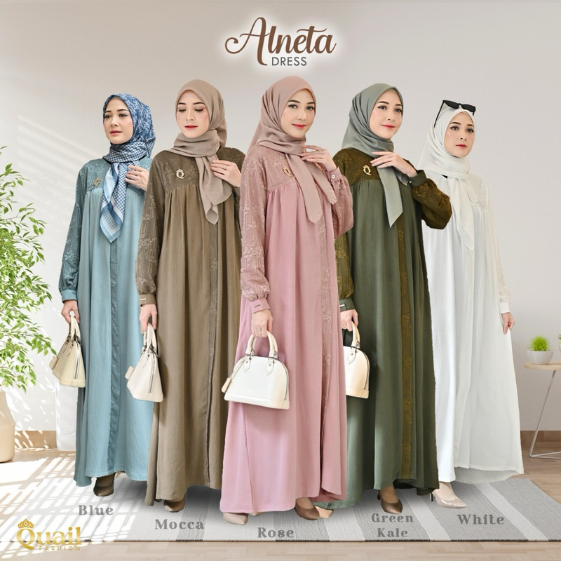 Alneta Dress Ori by Quail