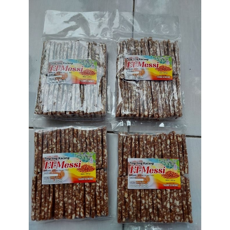 

4 pack ting ting kacang total 2kg