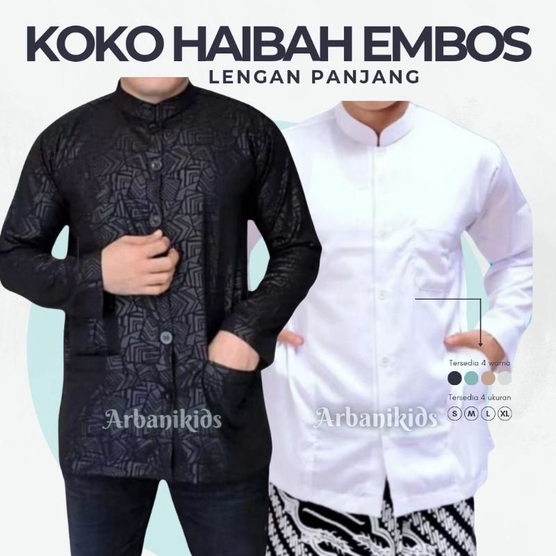 Kemko Sultan Embos Premium Baju kemko Sultan Embos Premium Lengan Panjang Pria Dewasa