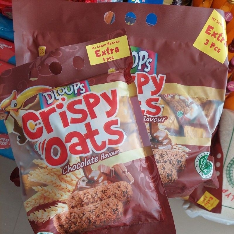 

Dloops Cryspy Oats Bag isi 20 / 40 Chocolate Flavour