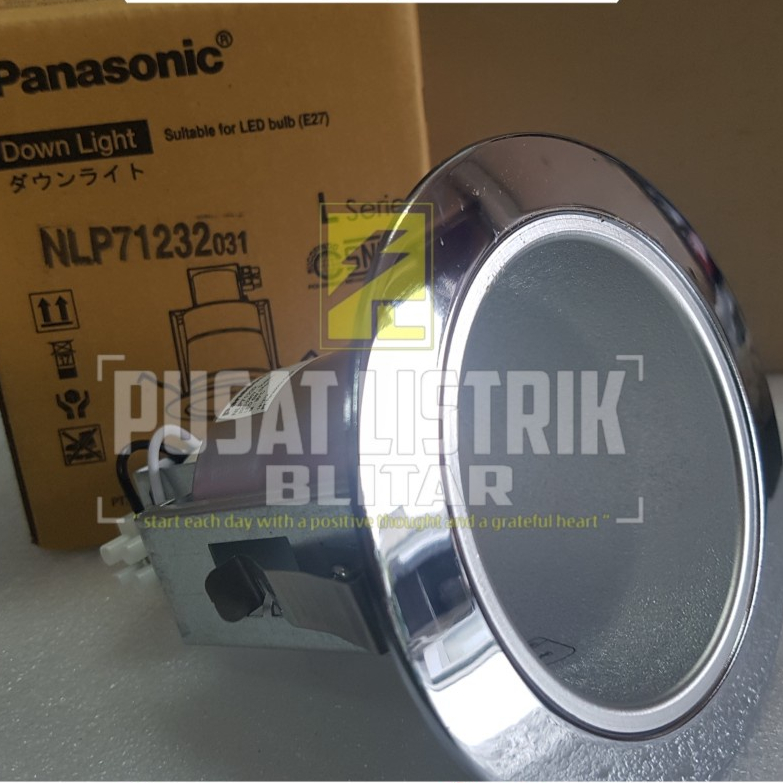 Downlight Fitting Panasonic 3.5" - NLP71232-031 Silver/Rumah lampu panasonic 3,5''