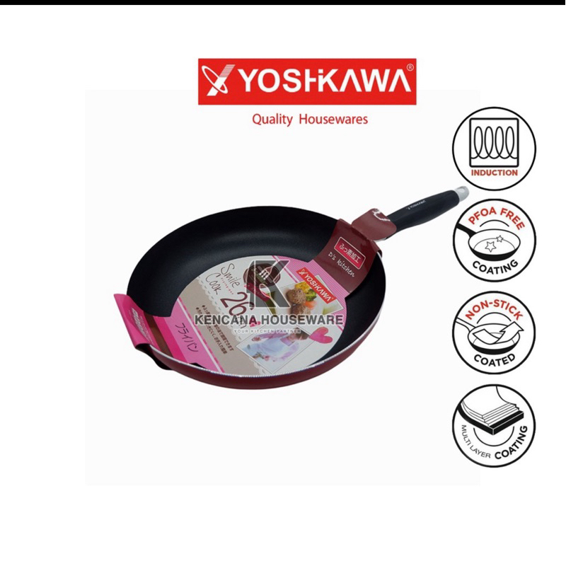 PAN TEFLON 26 CM (XJ26001) YOSHIKAWA