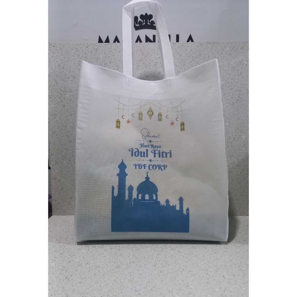 

Box Bag Custom Full Printing/Tas Hampers Spesial Lebaran Custom