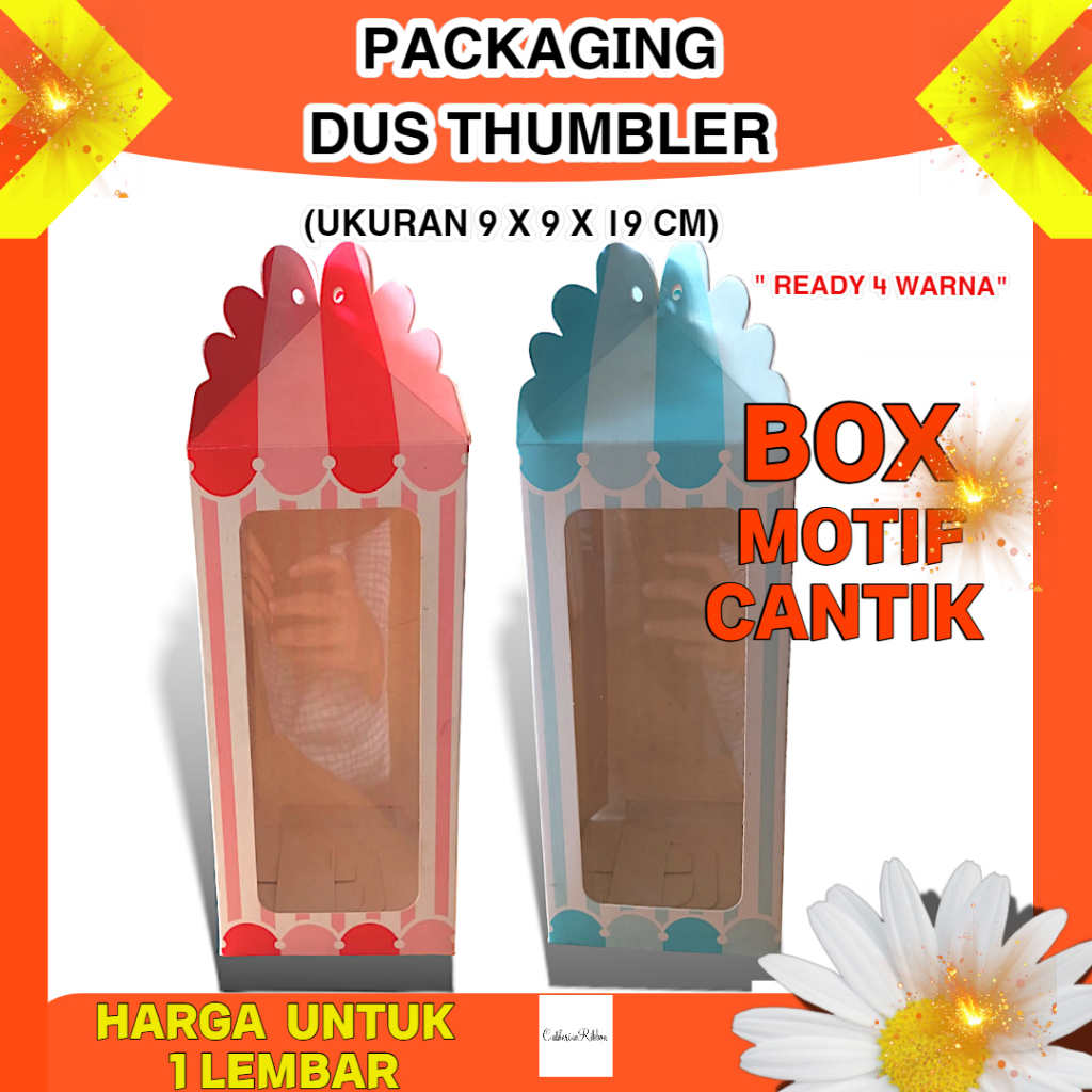 

BOX THUMBLER 9x9x19 STRIP/DUS THUMBLER GARIS/DUS SOUVENIR/DUS CANTIK/BOX SOUVENIR