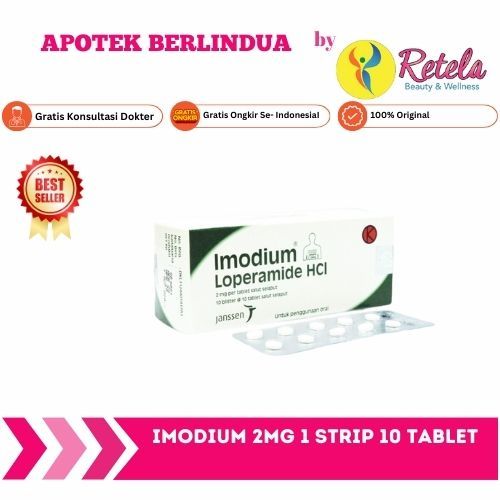 IMODIUM 2MG 1 STRIP 10 TABLET/OBAT DIARE