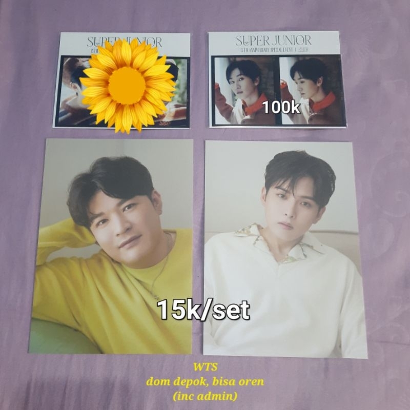 SUPER JUNIOR Anniversary Event Film set Postcard