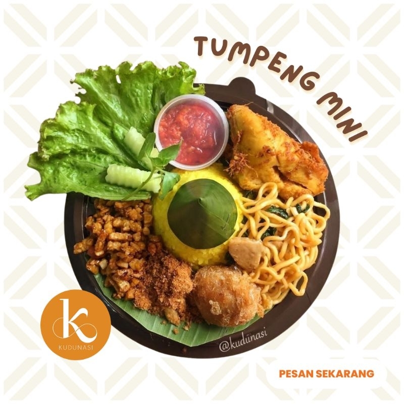 

Tumpeng Mini Nasi Kuning Cantik Premium FREE custom sticker