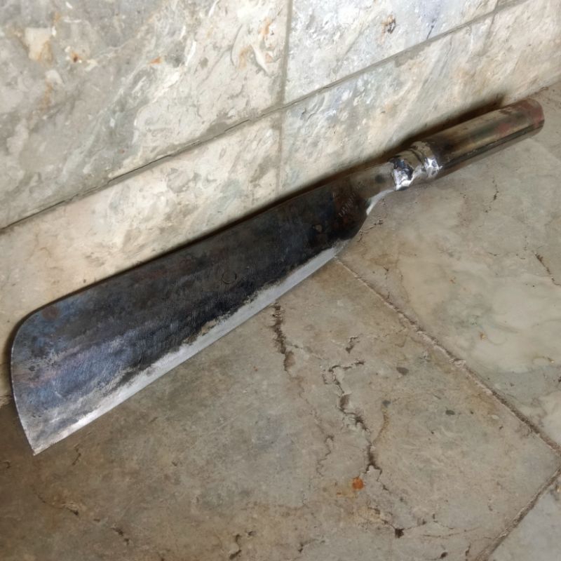 pisau dapur, pisau kupas ketela baja per asli