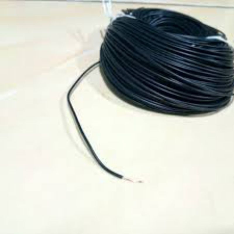 kabel listrik serambut hitam harga per meter