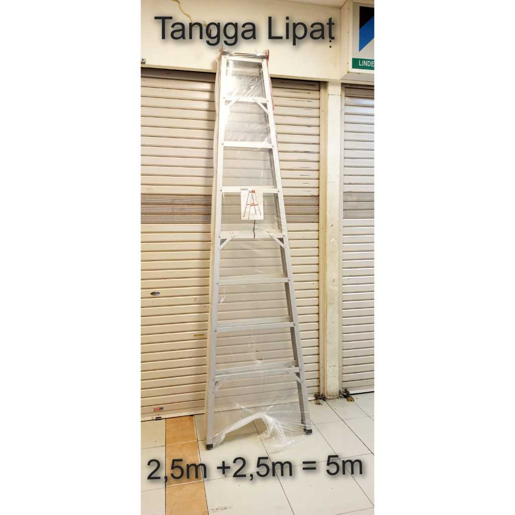 Tangga Lipat Aluminium Murah 2,5 Meter Kebanggaan