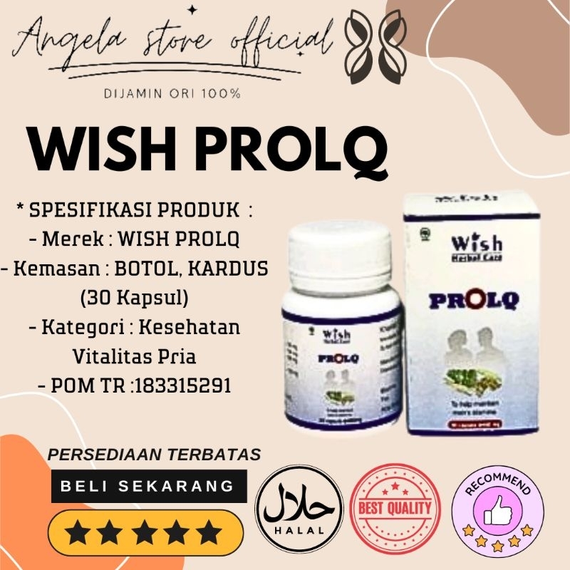 Wish Prolq Kapsul - Multivitamin Pria 30 Kapsul