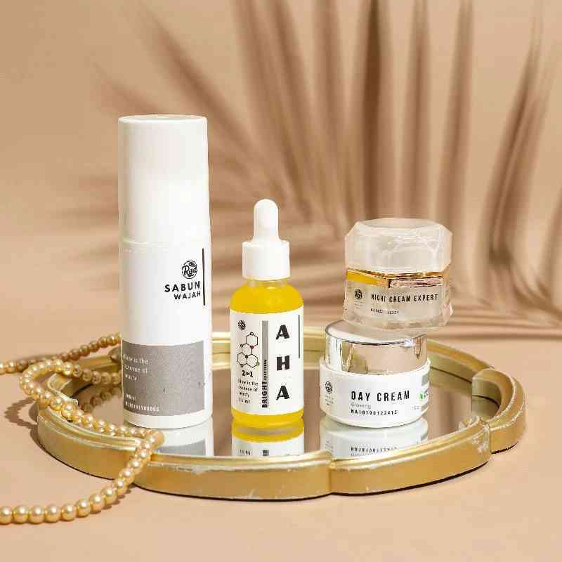 Paket skincare exlusive whitening +AHA grade A by tmco