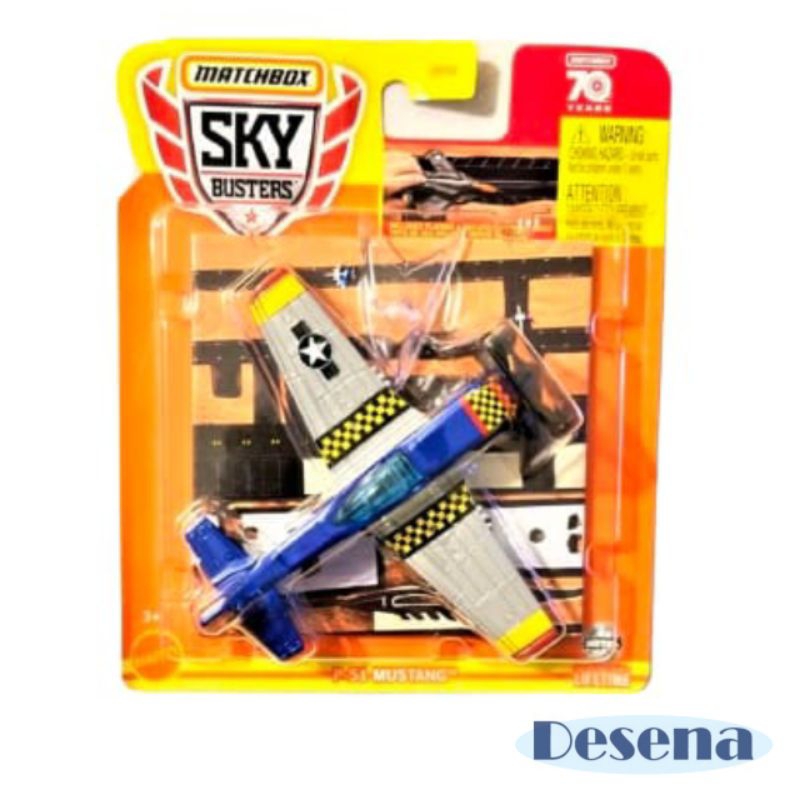 Matchbox HLH99 Sky Busters P-51 Mustang
