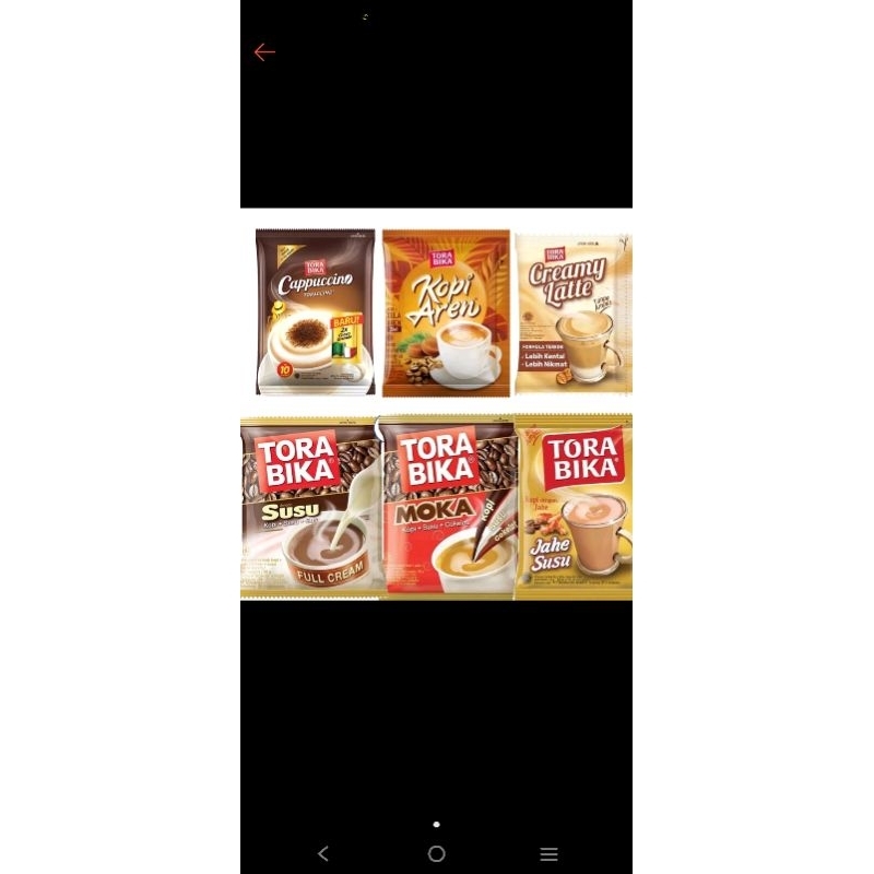 

torabika all variant termurah serenceng isi 10