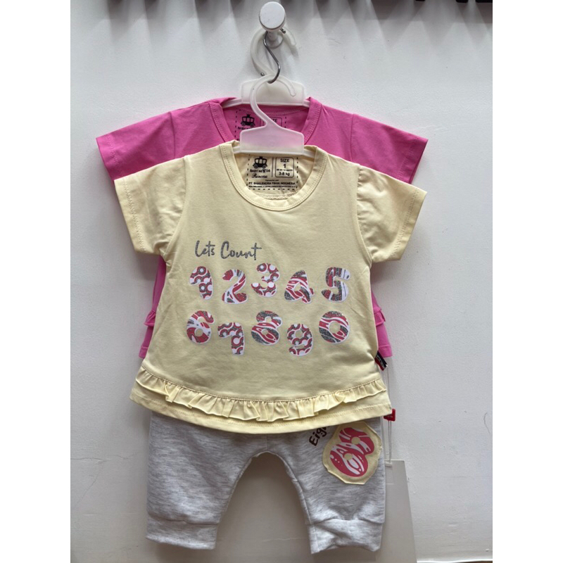 Setelan Bayi Perempuan - Baby Needs 2204A Let's Count