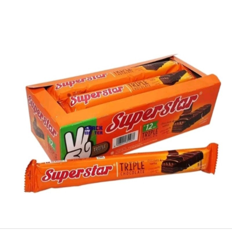 

SUPERSTAR WAFER COKLAT ISI 12 PCS