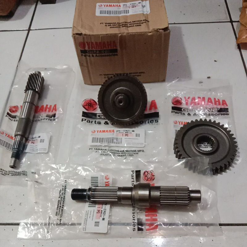 2PH GIGI GARDAN MIO M3 125 / MIO Z 125 FINO 125 HARGA 1SET 4PCS KUALITAS ORIGINAL