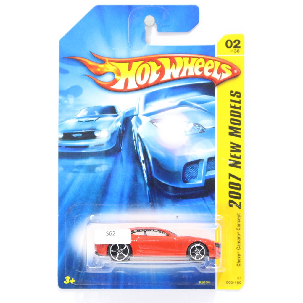 HOT WHEELS CHEVY CAMARO CONCEPT RED S62