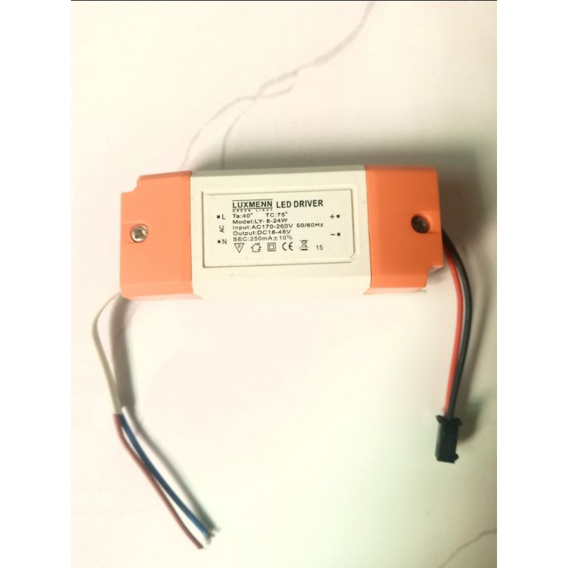 Led Driver Lampu Downlight merek LUXMEN 8-24 watt Trafo led driver