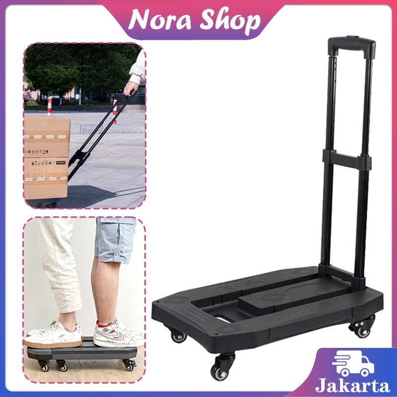 Troli Lipat Barang Serbaguna Trolley Hand Untuk Bawa Barang Trolley Lipat Portabel