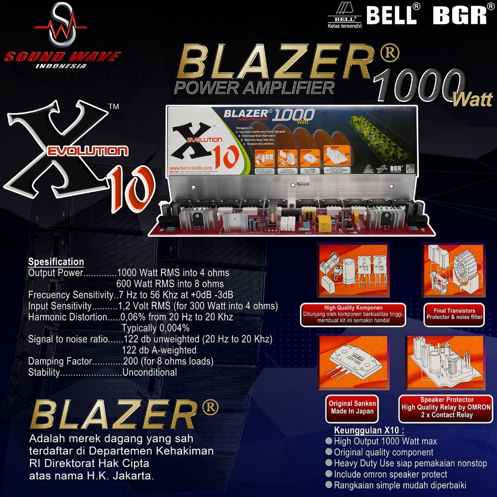 KIT BLAZER X10 EVOLUTION