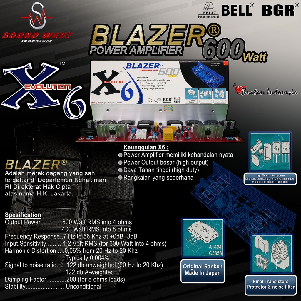 KIT BLAZER X6 EVOLUTION