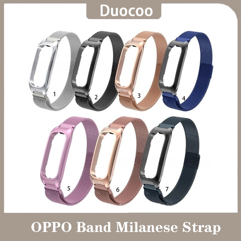 OPPO Band Milanese Strap Stainless Steel Metal Magnetic Strap OPPO Band Frame Milanese Strap