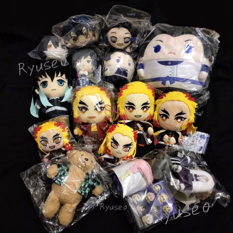 {READY} Boneka Anime Demon Slayer Kimetsu no Yaiba - Fuwakororin M Aoi Kanzaki, Fuwakororin S, Nesoberi Shinobu Kocho, Nesoberi Inosuke Hashibara, Pofutto Giyu Tomioka, Chibi Plush Muichiro Tokito, Rengoku Kyojuro, Mochi, Hug Chara Obanai Mitsuri, Rui