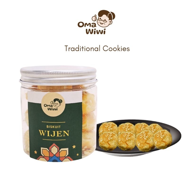 

Cookies kue kering rasa wijen oma wiwi-L1W