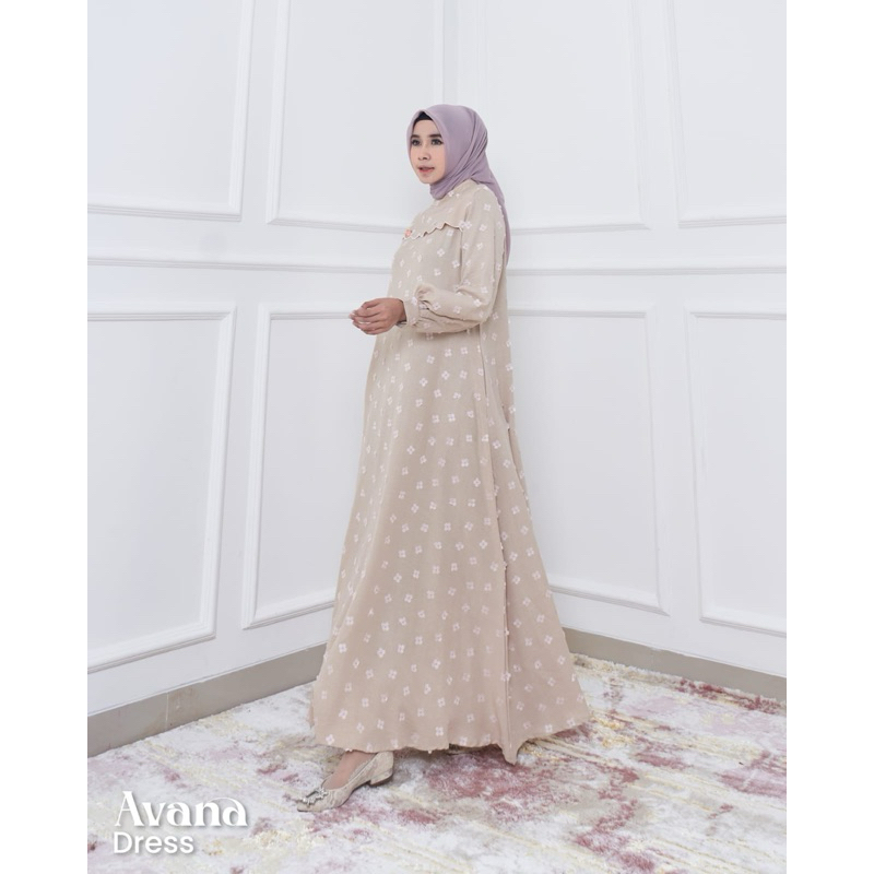 Avana Dress Gamis Marevi Original Premium