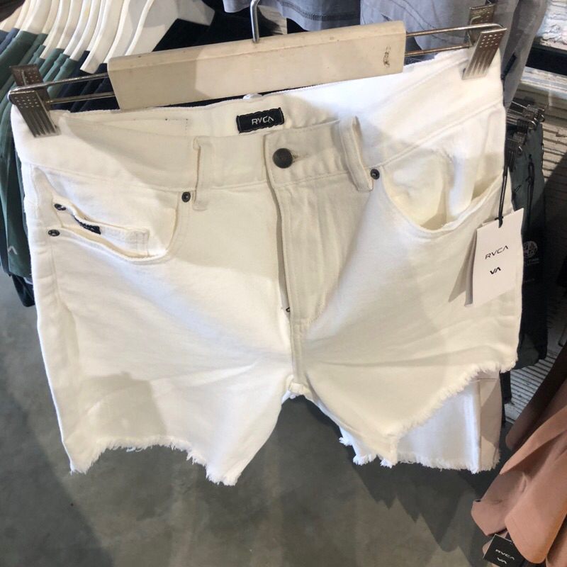 celana pendek pria rvca original rvca rockers walkshort white new