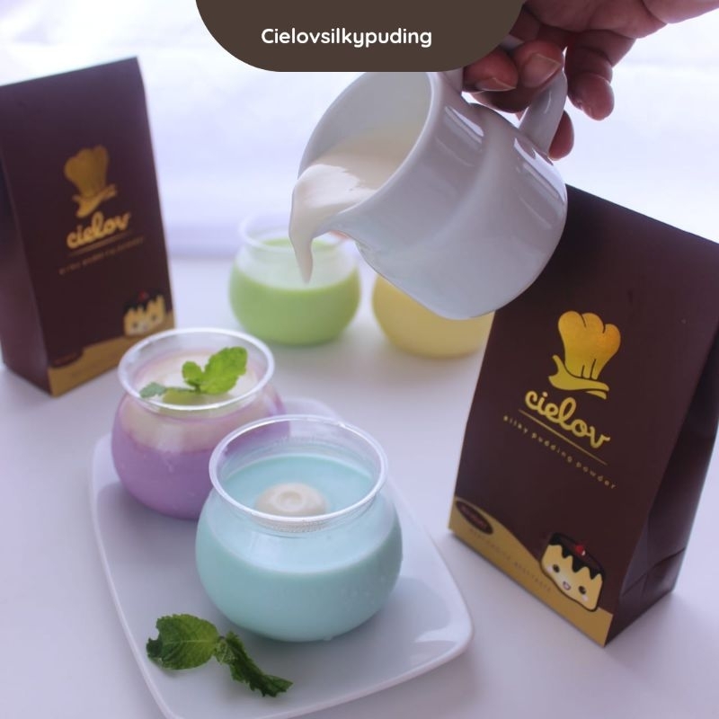 

cielov silky puding / cielov silky puding powder/ silky puding powder / premix silky puding / Bubuk silky puding