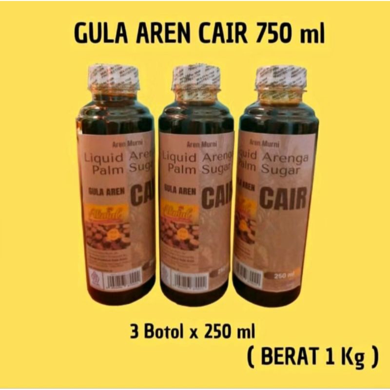 

Gula Aren Cair 750 ml | 3 Botol x 250 ml Asli Cianjur
