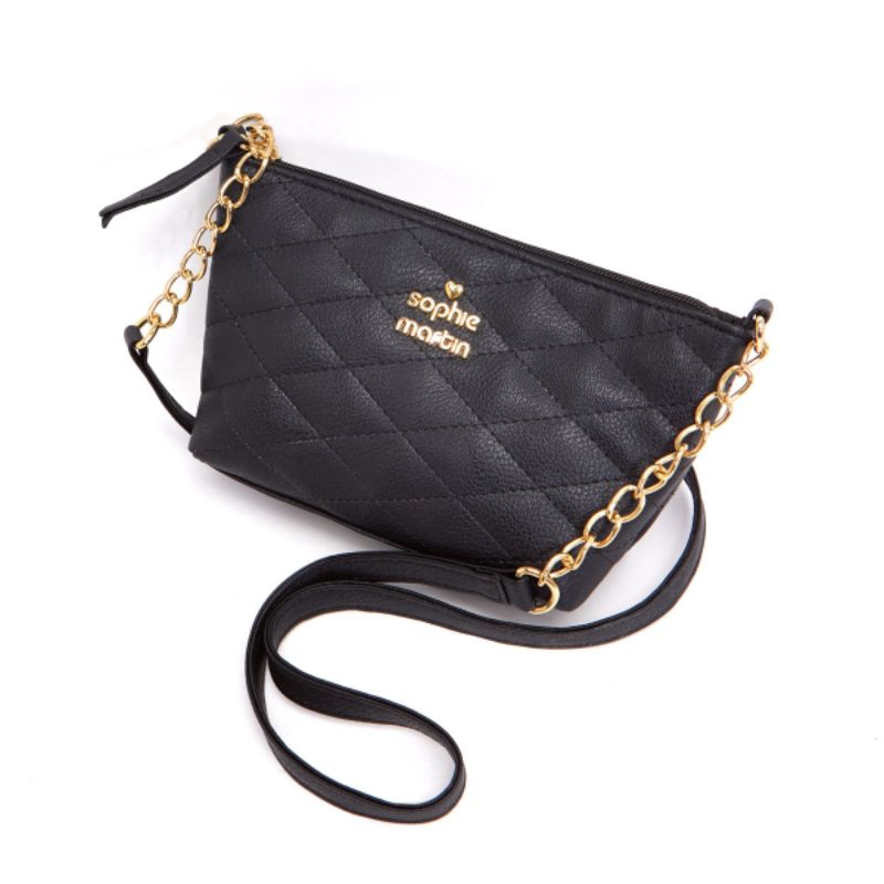 Tas DALINNA Sophie Martin Tas selempang kecil wanita hitam kulit