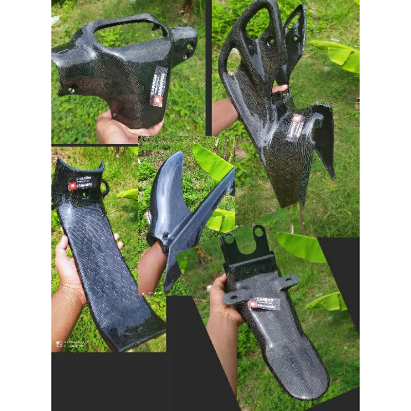Body kasar Yamaha 125zr Karbon kevlar asli