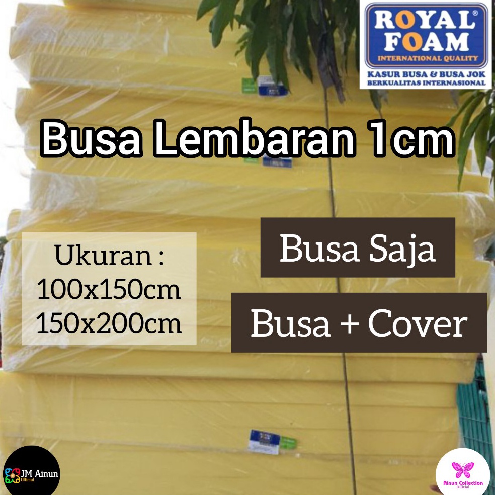 Baru Busa Lembaran Royal Foam Tebal 1cm 15x2 Busa  Cover Kasur Motif Bisa Reques Busa Super Empuk Da