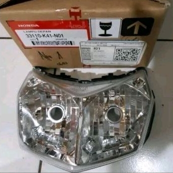 33110- K41-N01 HGP AHM 100% ORIGINAL REFLEKTOR LAMPU DEPAN SUPRA X 125 FI 2014 ORI AHM ORIGINAL HOND