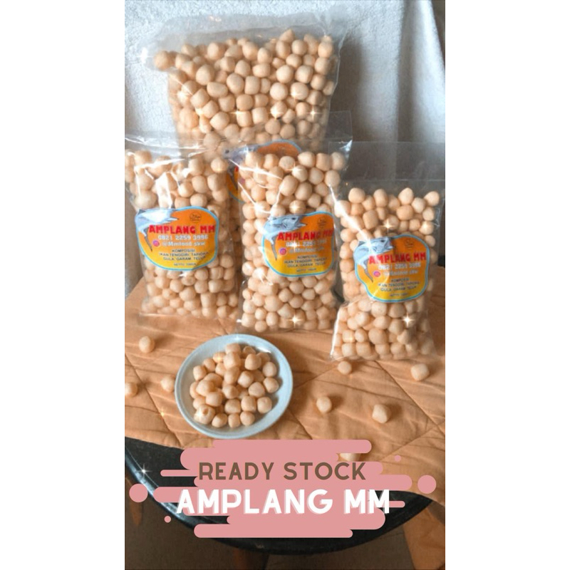 Amplang MM / Amplang ikan tenggiri/ Amplang bulat 1/2 kg