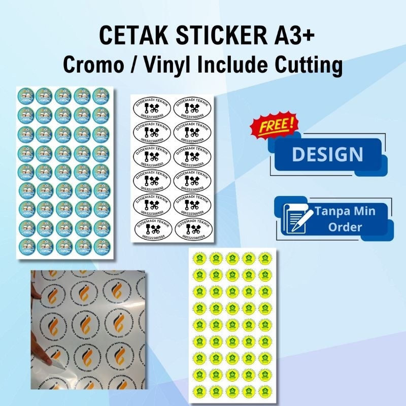 

Cetak Stiker Label Kemasan | Label Makanan | Label Minuman | Stiker Murah | Stiker A3+ | FREE Cutting | SEHARI JADI