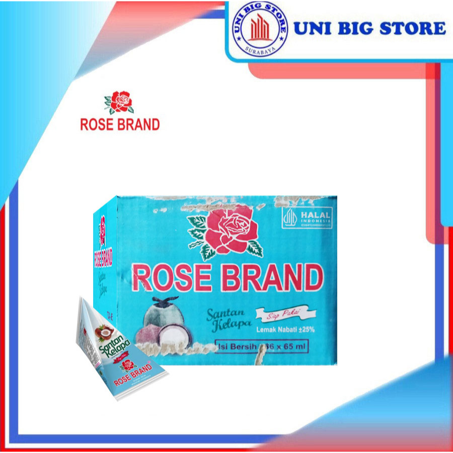 

Rose Brand Santan Kelapa Instan 65 ml x 36 pcs DUS