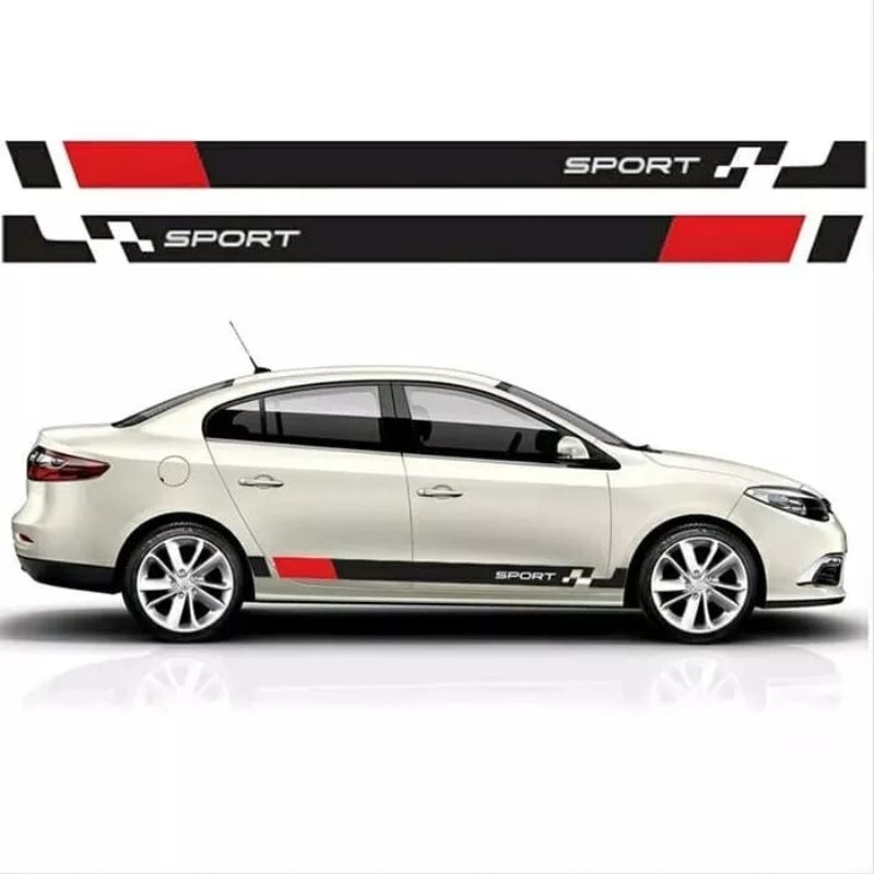 cutting stiker mobil sedan Honda jazz stiker cutting stiker mobil sedan