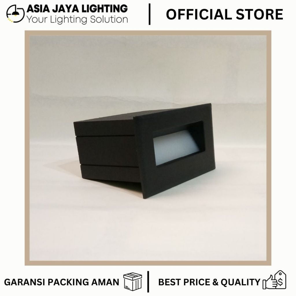 LAMPU TANGGA LED / LED STAIR LIGHT / LAMPU LED TANGGA / LED STEP LIGHT 4130 CAHAYA KUNING 3W