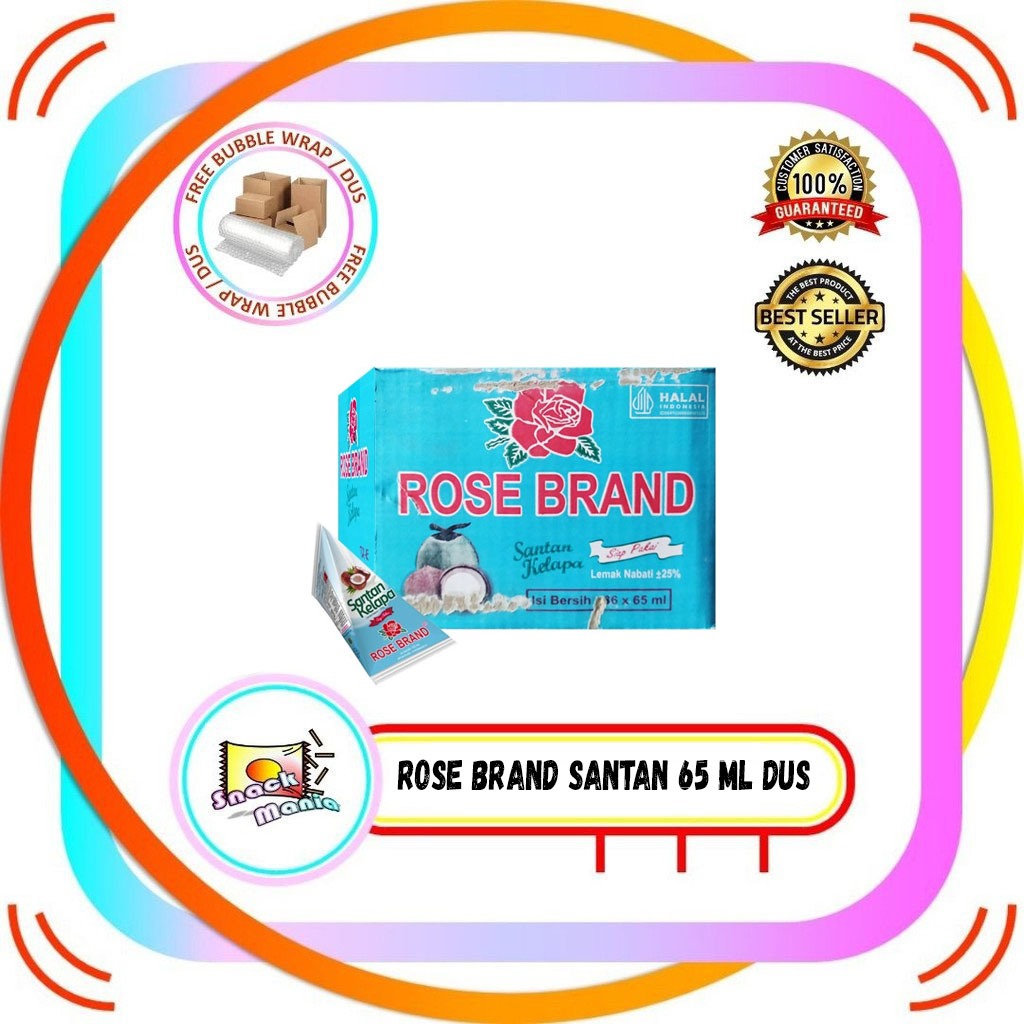 

Rose Brand Santan Kelapa Instan ~ 65 ml x 36 pcs DUS