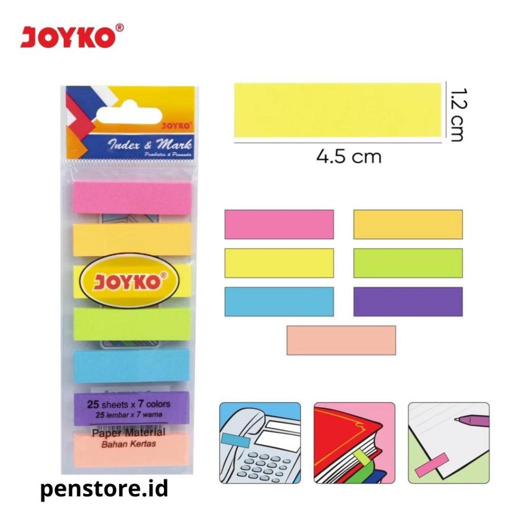 

(set) Post It Joyko IM-32 Kertas - Index & Mark Penanda / Pembatas Kertas