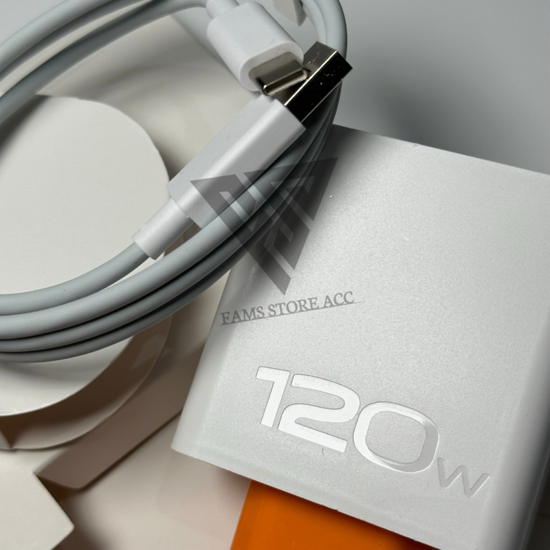 CHARGER VIVO IQOO 11 Z7 Z7X FLASH CHARGER 120 WATT TYPE-C