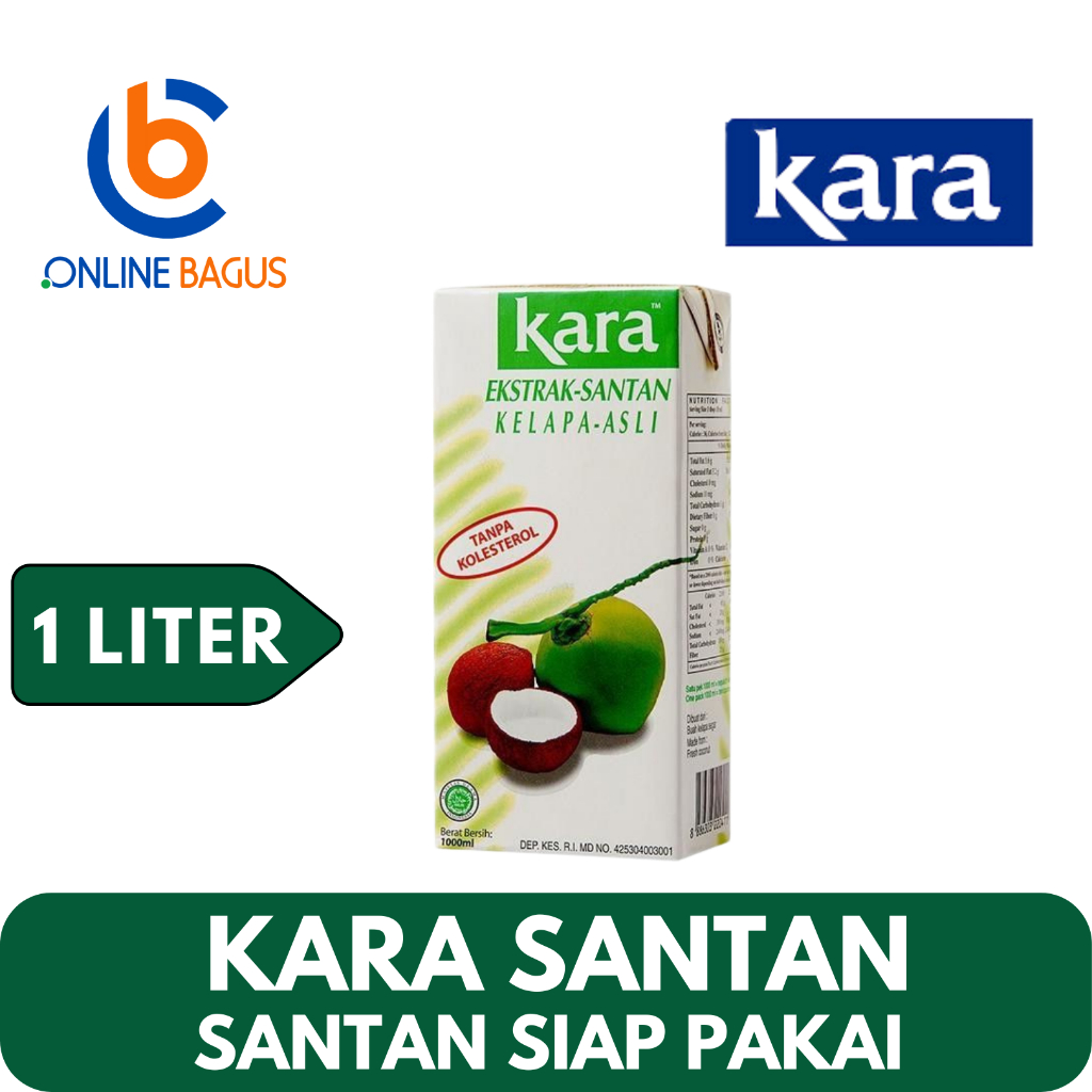

Kara Santan Kelapa Siap Pakai 1 Liter (1 DUS)