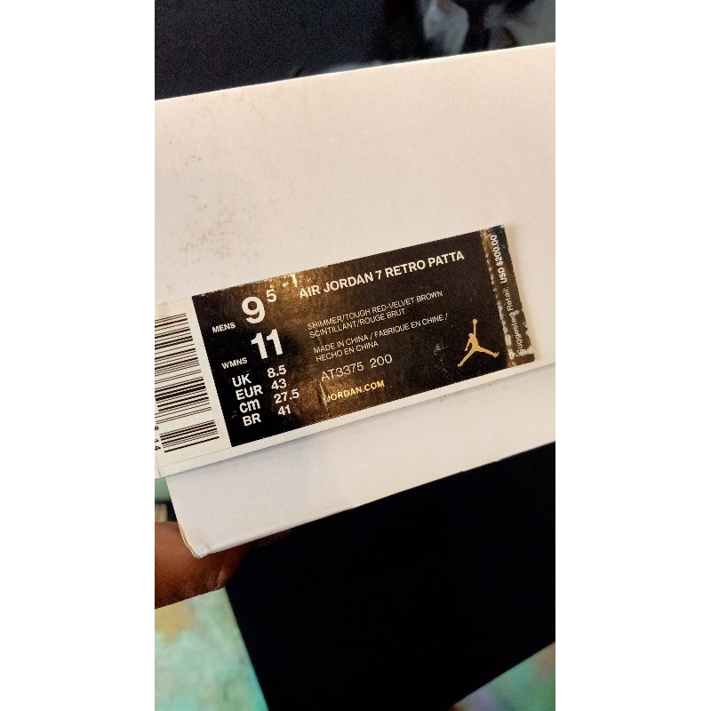 air jordan retro 7 patta