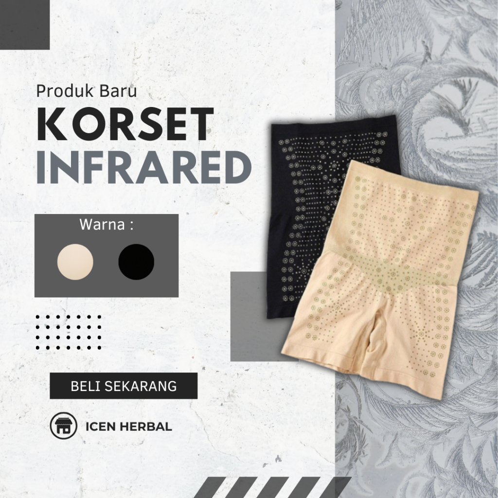 KORSET INFRARED SLIMMING SUIT ORI - Celana Korset Pelangsing Perut Buncit Pasca Melahirkan